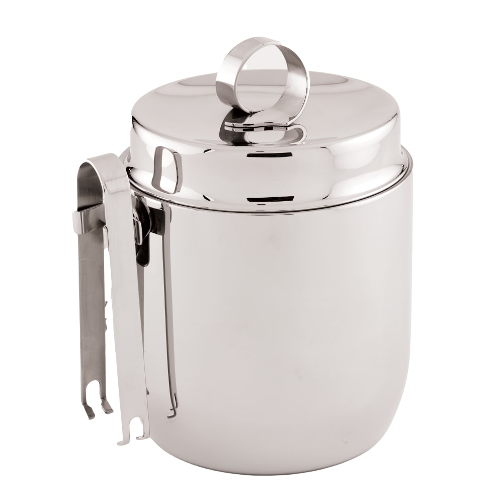 166-DWIB40 1 1/4 qt Ice Bucket - Stainless Steel, Mirror Finish