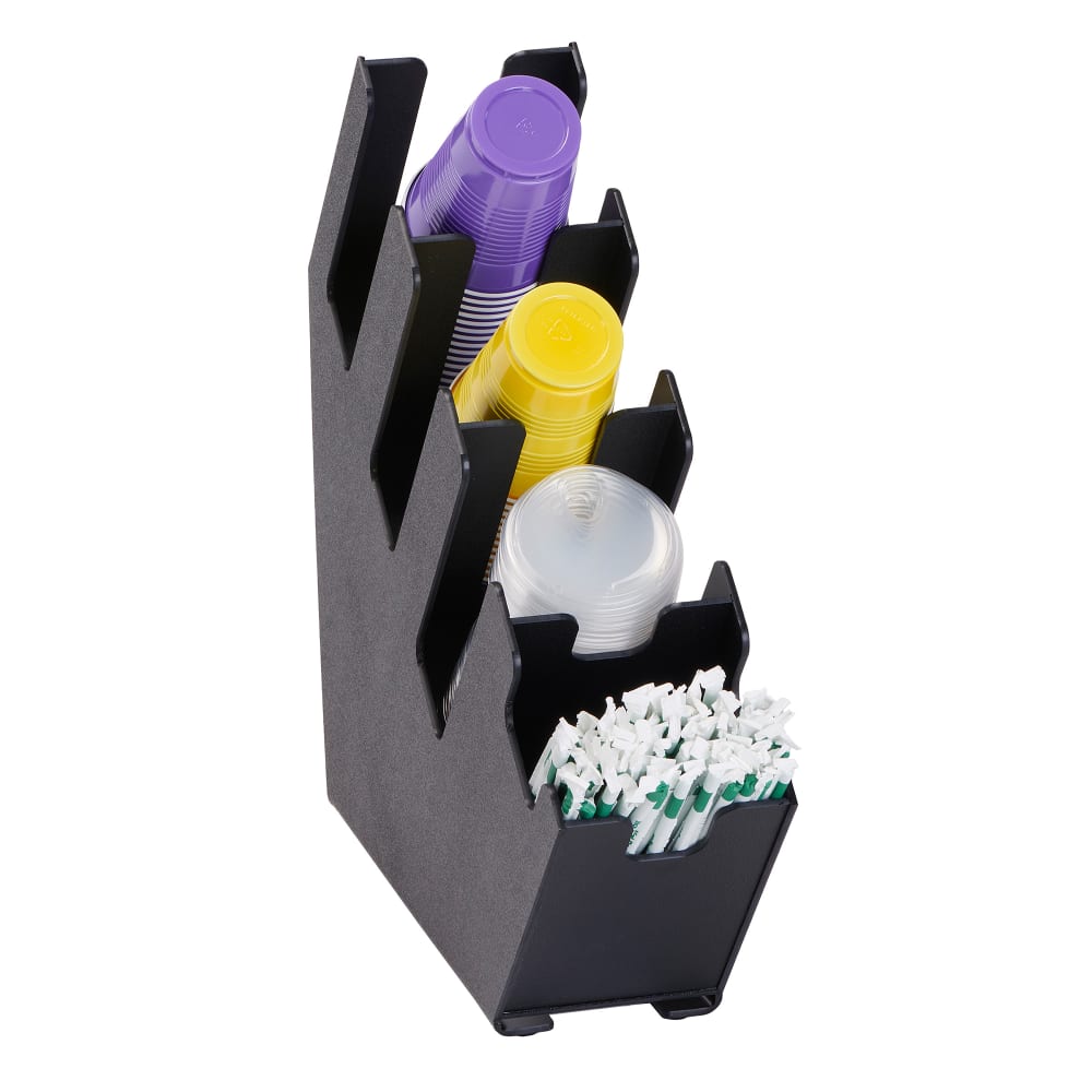 472-LID4BTWS Cup, Lid, & Straw Organizer, (4) Compartment, All Cup Types