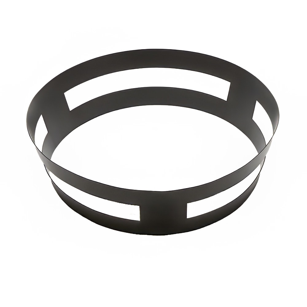 166-GSC17 17" Round Crate Griddle Stand - 4 1/2"H, Stainless Steel, Black