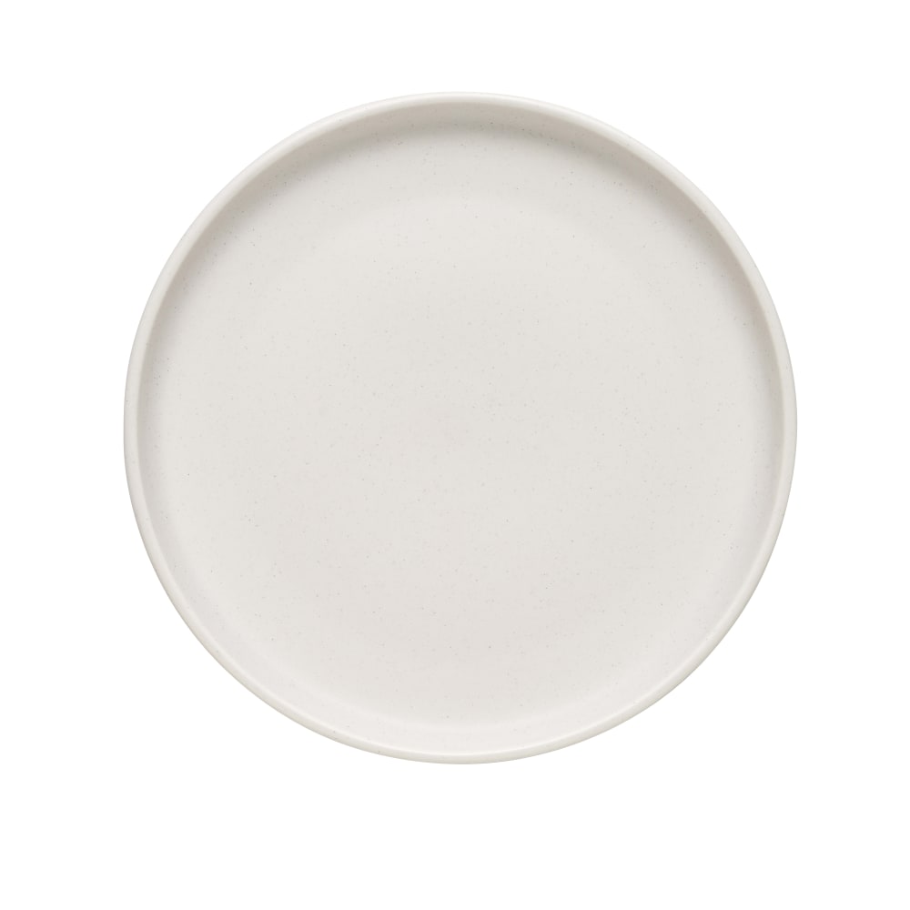 192-DRI19D 9" Round Driftstone Flat Coupe Plate - Porcelain, Driftwood