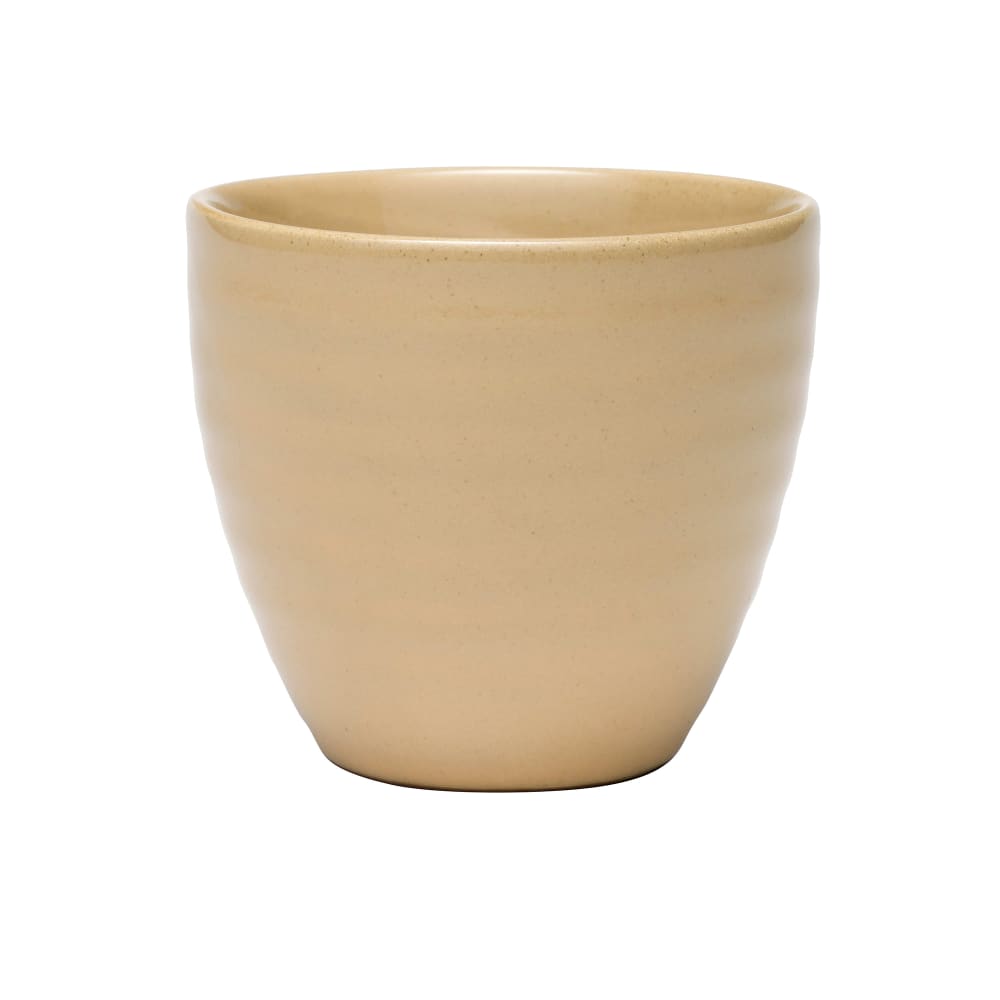 634-109750 9 oz Round Canyonlands Bouillon Cup - Terracotta, Tan