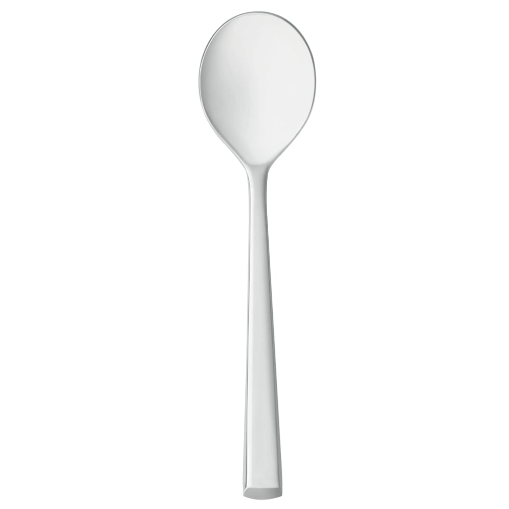 634-946016 6 1/8" Bouillon Spoon with 18/10 Stainless Grade, Santorini Satin Pattern