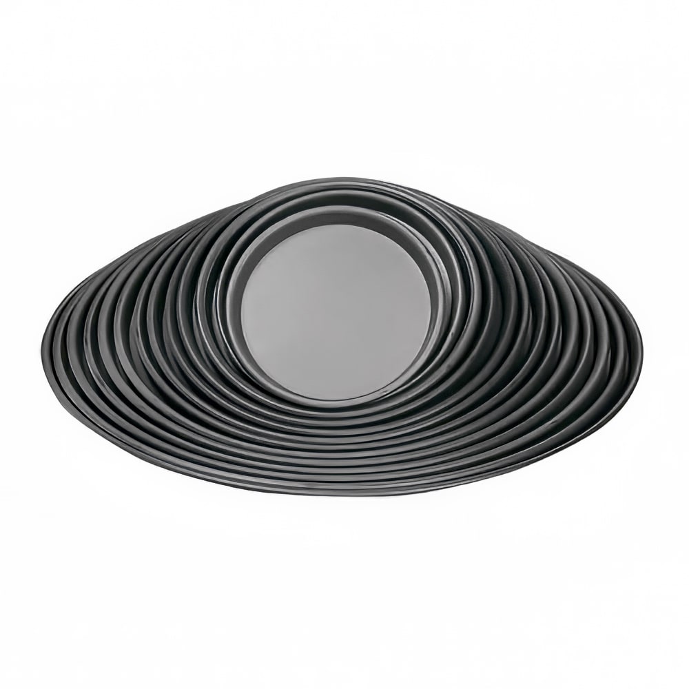 166-HC2010 10" Tapered Pizza Pan, 1/2" Deep, Hardcoat, Aluminum