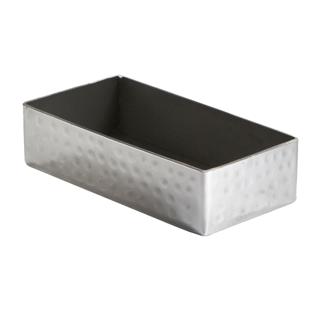 166-HMSPT3 Rectangular Sugar Caddy - Stainless Steel, Silver