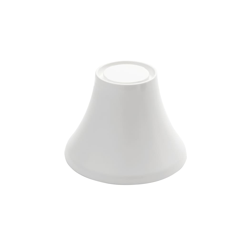 166-LFTW65 6 1/2" Round Pedestal - 4 7/8"H, Melamine, White