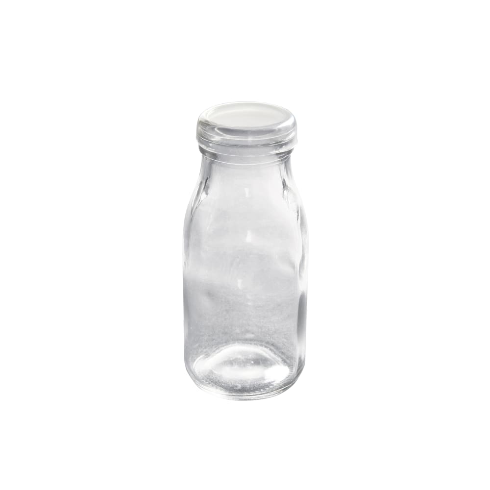 166-LGMB3 1 1/2" Round Milk Lid - (GMB3) Clear