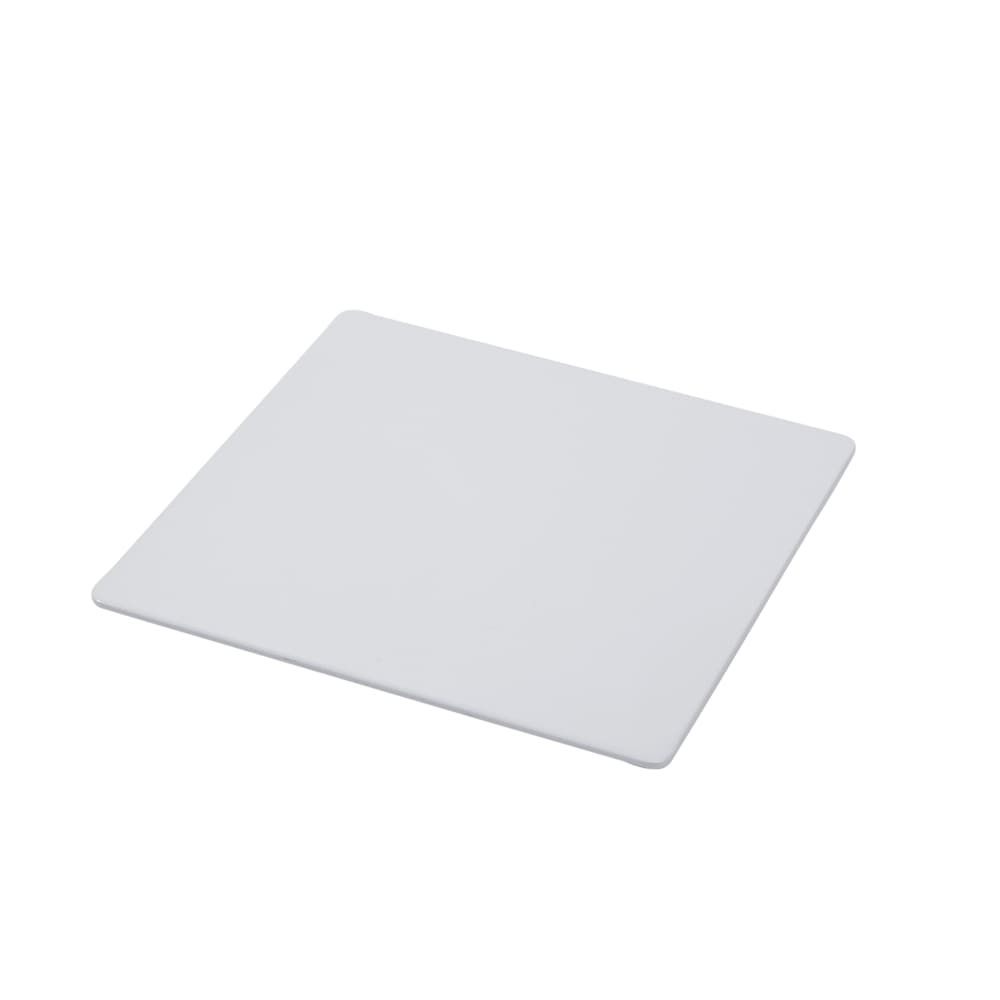 166-MEL1414 14 3/8" Square Platter - Melamine, White
