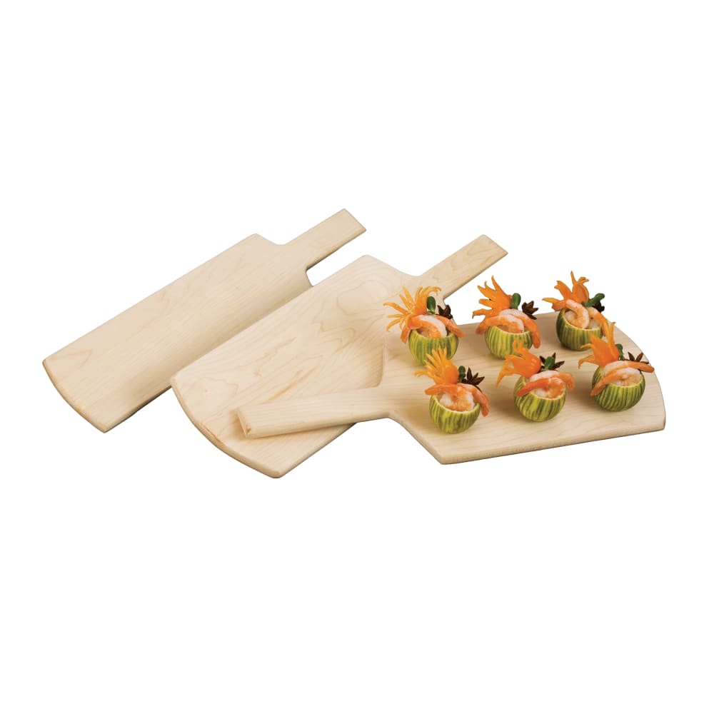 166-MSB4 18 x 8 1/8" Serving Board, Solid, Maple