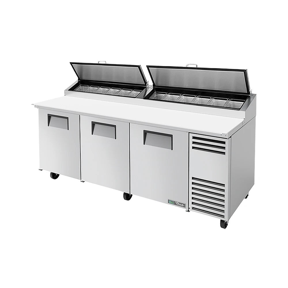 598-TPPAT293HC 93" TPPAT Series Pizza Prep Table w/ Refrigerated Base, 115v