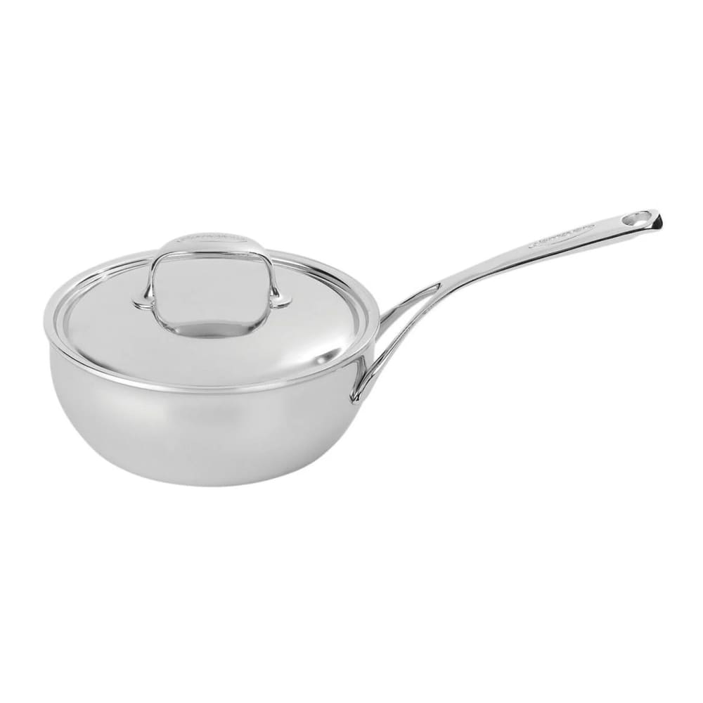 875-2592041520 2 qt Stainless Steel Saucier w/ Solid Metal Handle