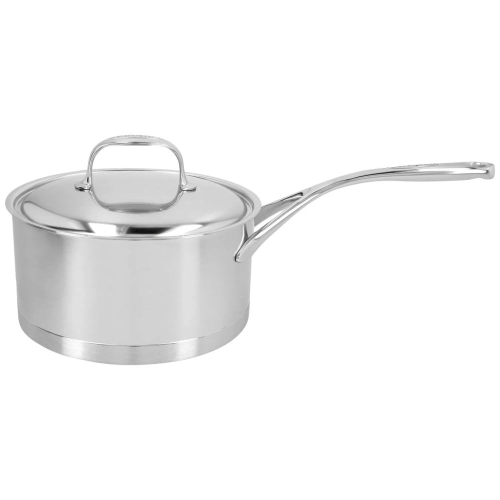 875-4142041520 3 1/5 qt Stainless Steel Saucepan w/ Solid Metal Handle