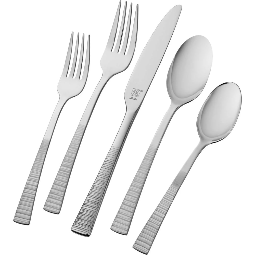 901-22728342 42 Piece Kingwood Flatware Set, 18/10 Stainless Steel