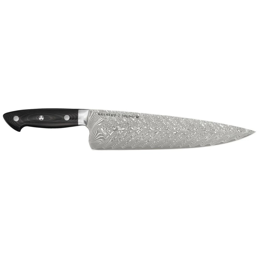 901-34891263 10" Chef's Knife w/ Black Linen Micarta Handle, Carbide Stainless Steel