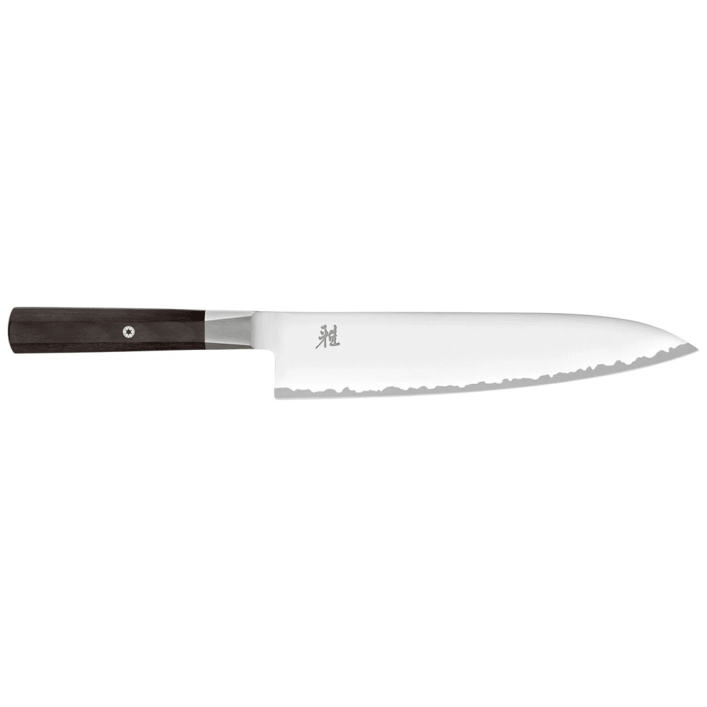 902-33951243 9 1/2" Chef's Knife w/ Brown Pakkawood Handle, Carbide Stainless Steel