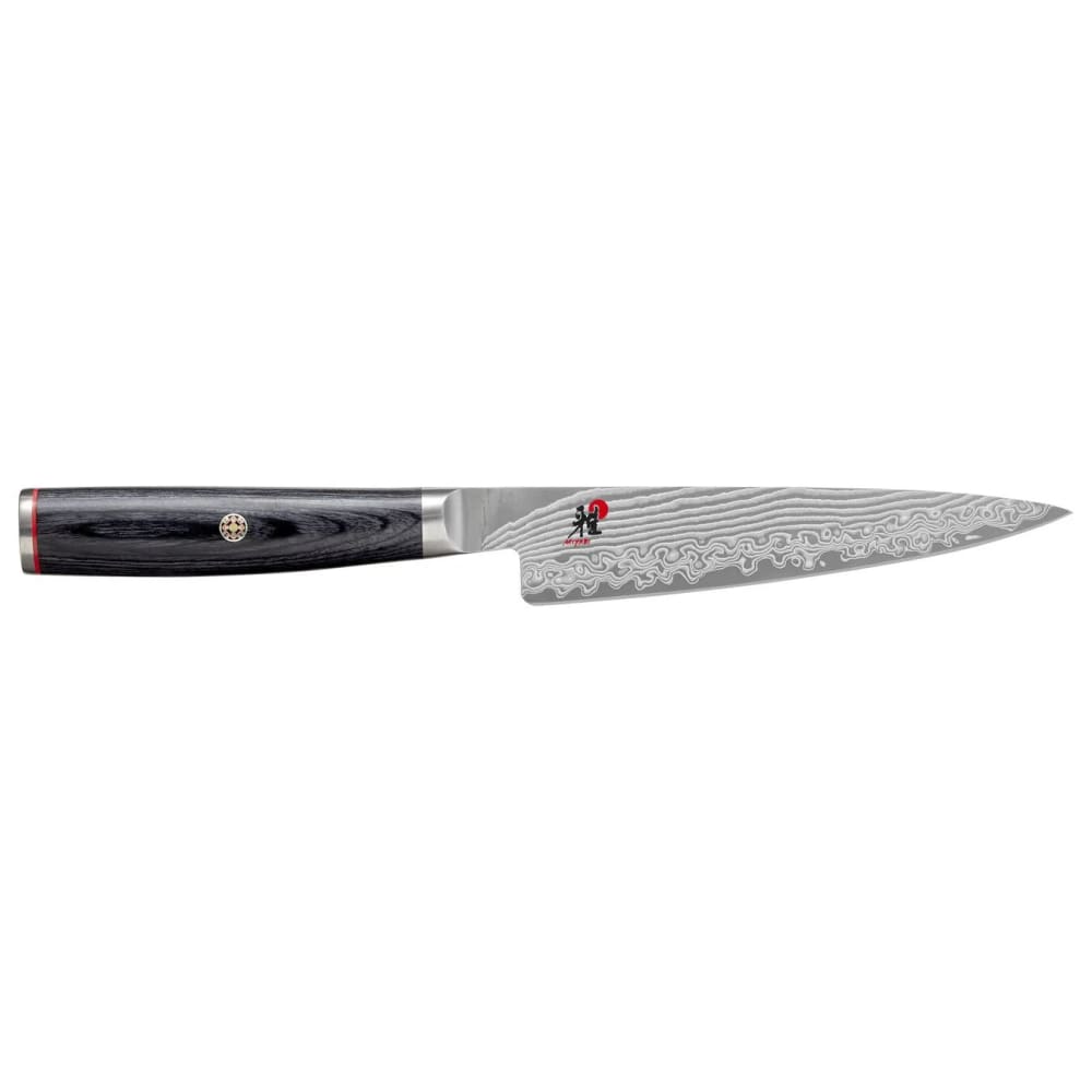 902-34680113 4 1/2" Utility Knife w/ Black Pakkawood Handle, Carbide Stainless Steel