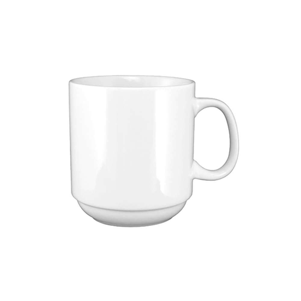 129-9696W 11 oz Torino™ Mug - Porcelain, European White