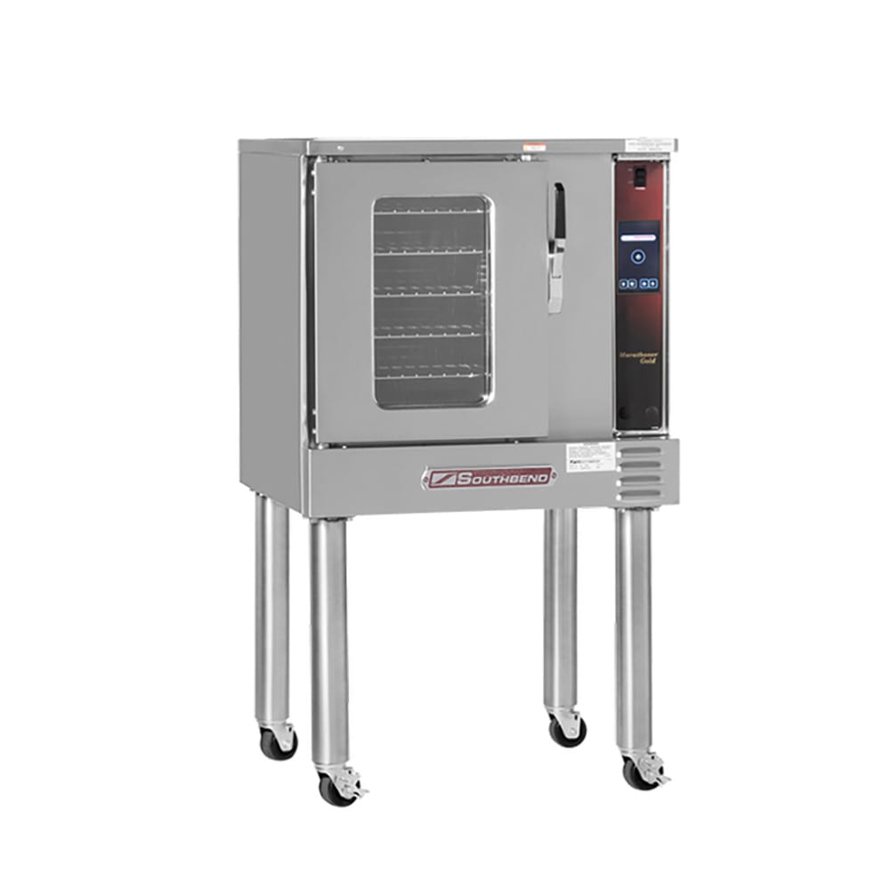 348-EH10TCVENT2401 MarathonerGold Ventless Single Half Size Electric Convection Oven - 7.5 kW, 24...