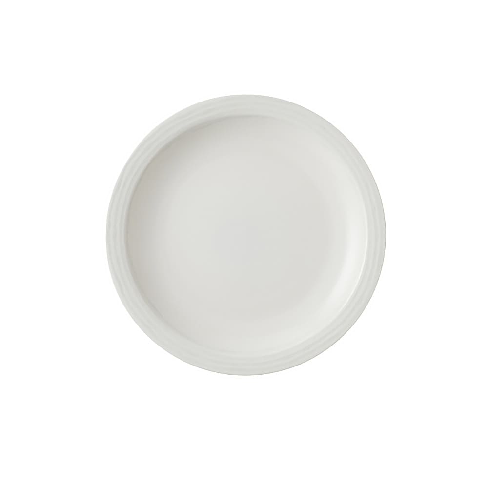 450-FP179 10" Round Harvest Plate - Ceramic, Norse White