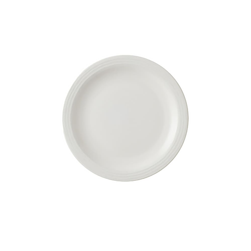 450-FP181 7" Round Harvest Plate - Ceramic, Norse White
