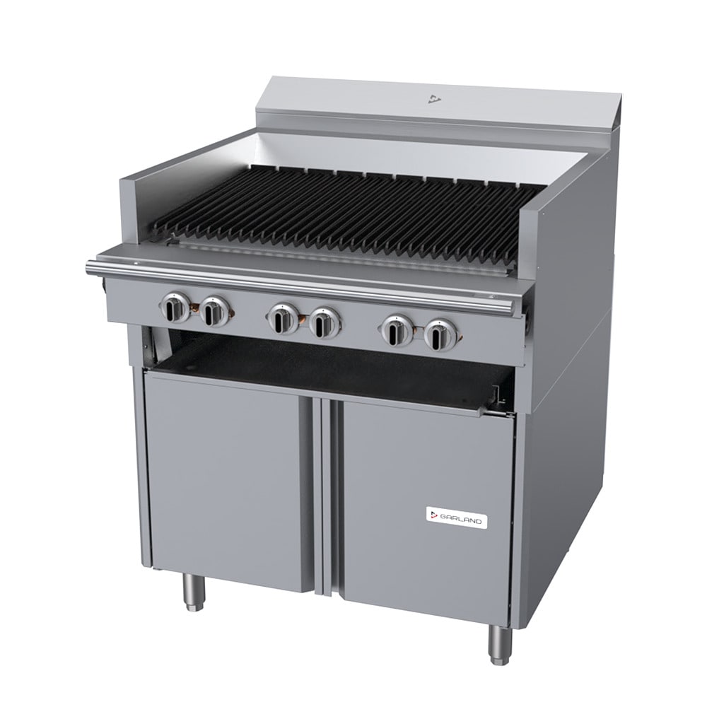 451-C36NRSLP 36" Gas Range w/ Charbroiler & Storage Base, Liquid Propane