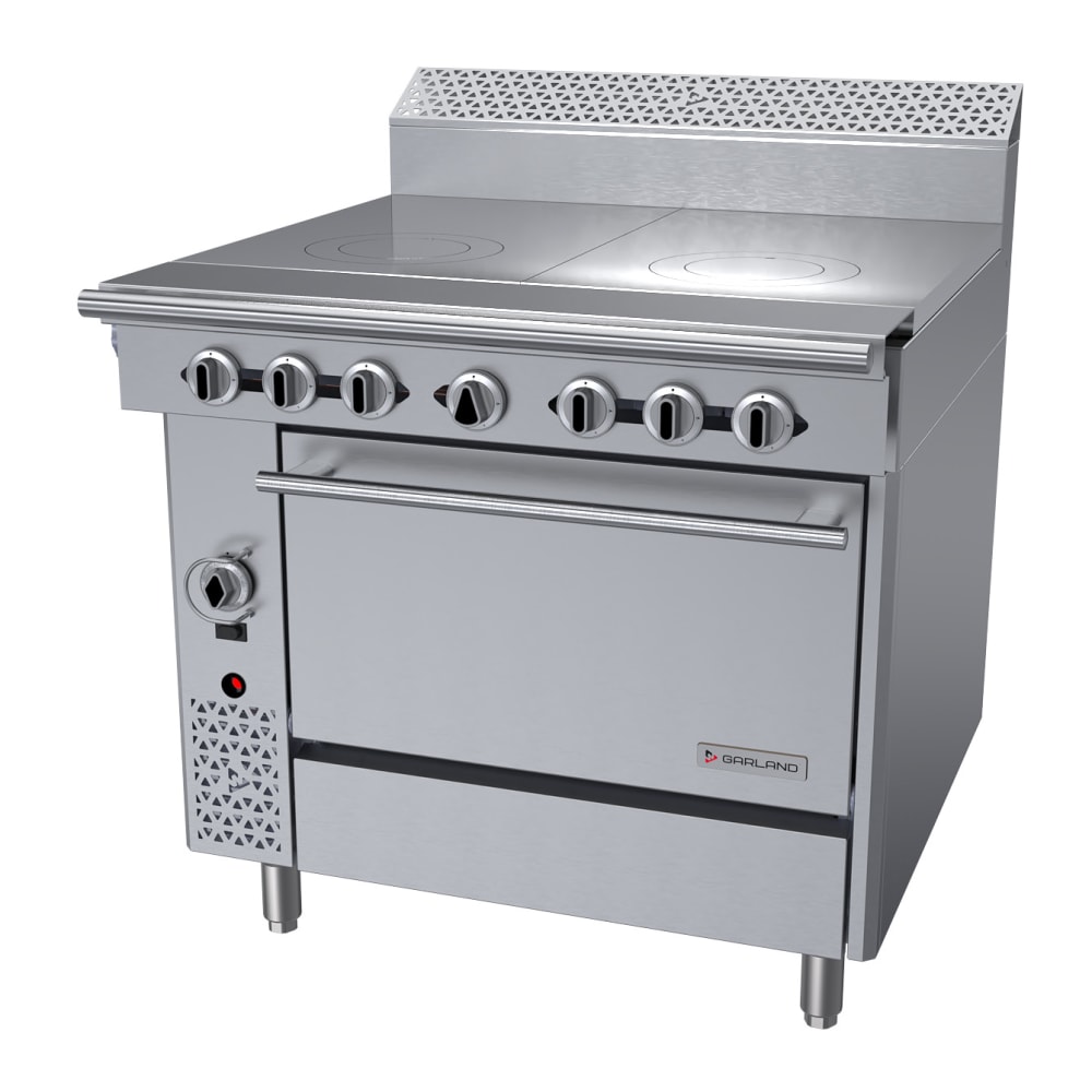 451-C3610CLP 36" Gas Range w/ (2) Hot Tops & Convection Oven, Liquid Propane