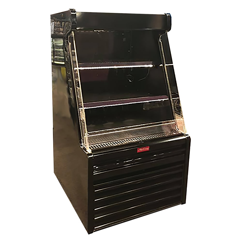 367-SCOD35E33LBLED 33 3/4" Vertical Open Air Cooler w/ (2) Levels, 115v