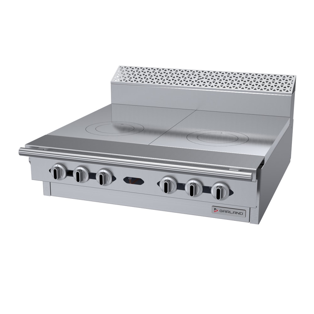 451-C3610MNG 36" Gas Range Top w/ (2) Hot Tops - Modular, Natural Gas
