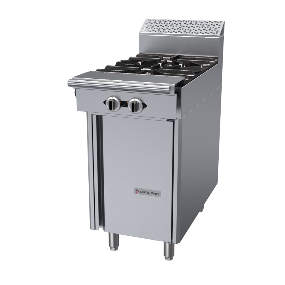 451-C187SLP 18" 2 Burner Gas Range w/ Storage Base, Liquid Propane