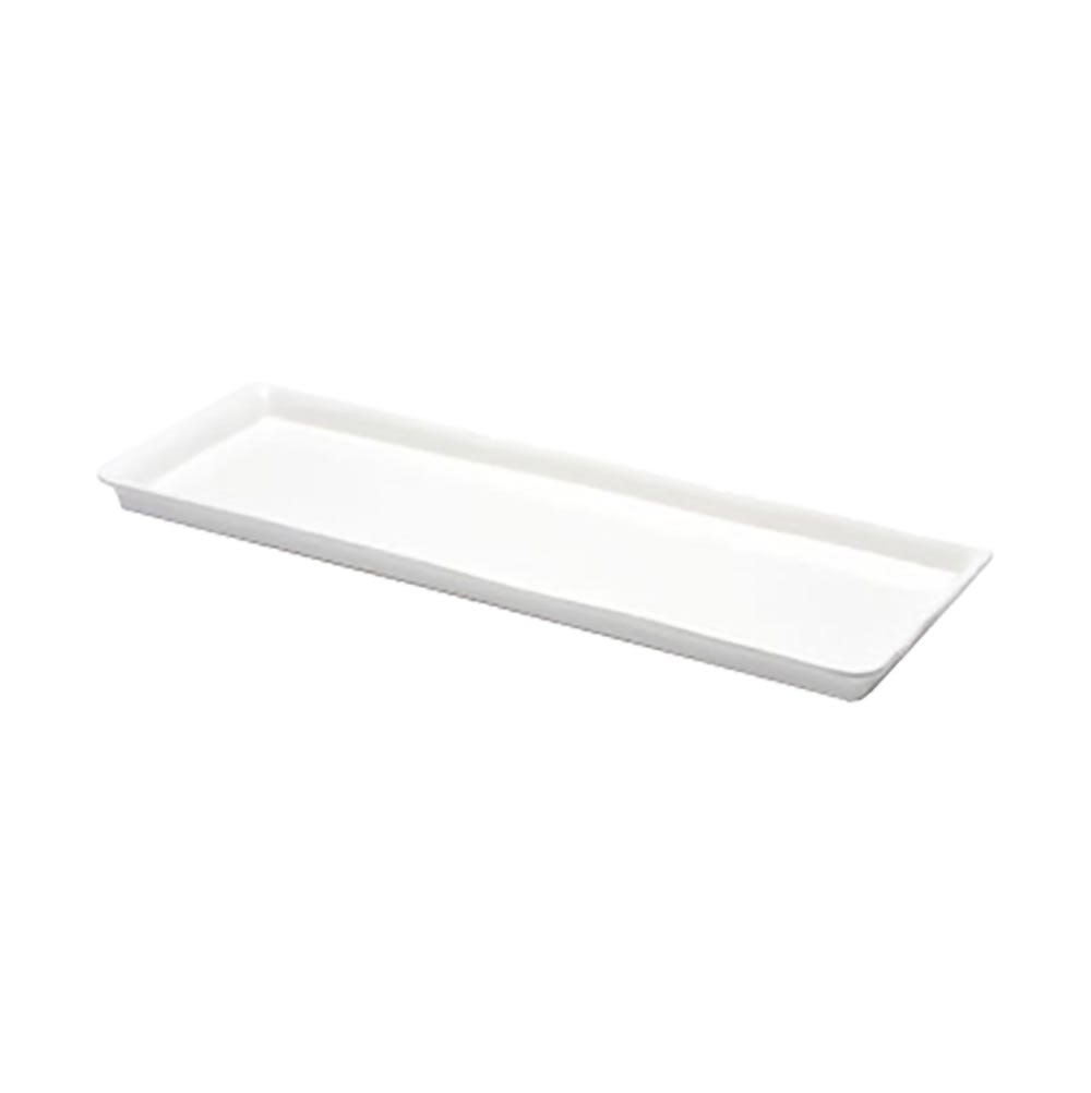 701-M926NW Rectangular Serving Tray - 26"L x 9"W, Melamine, White