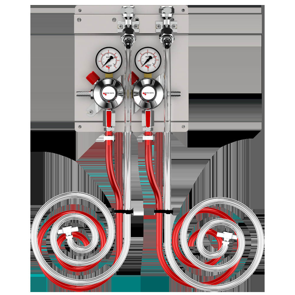 Micro Matic 83415EPP Quadruple Gauge Secondary Regulator Panel Kit