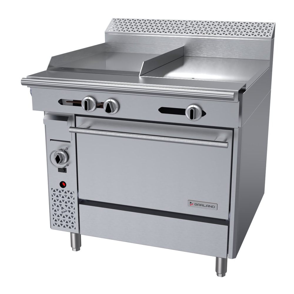 451-C365CLP 36" Gas Range w/ Hot Top/Griddle & Convection Oven, Liquid Propane
