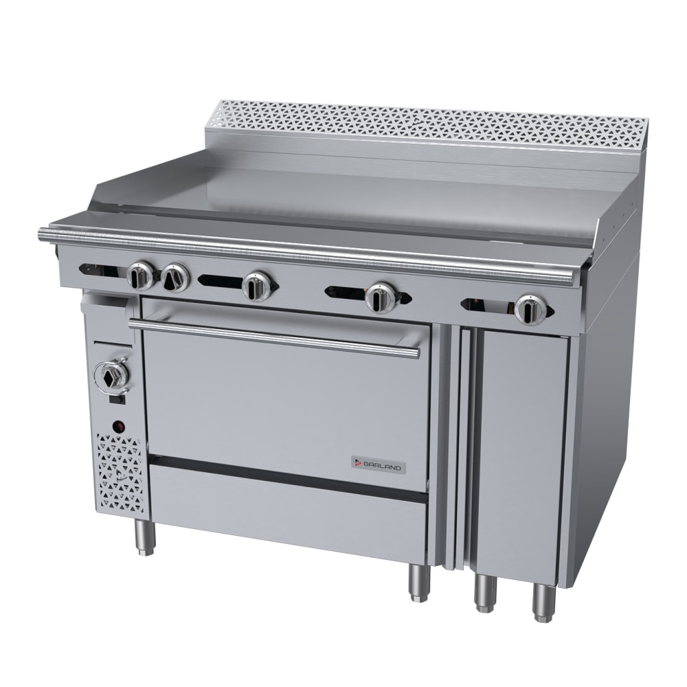451-C4811CNG 48" Gas Range w/ Griddle, Convection Oven & Storage Base, Natural Gas