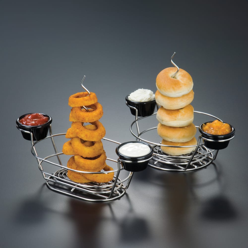 166-ORHC1 Round Onion Ring Spindle, Stainless