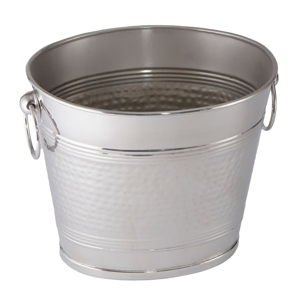 American Metalcraft O2BWB 9" Wine Bucket - Stainless Steel, Hammered Finish