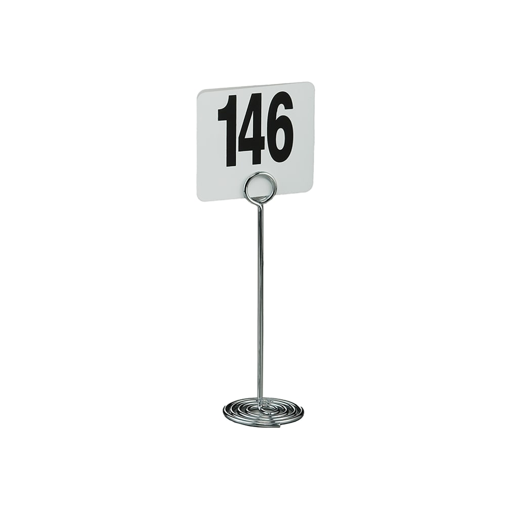 166-NSC8 8" Number Card Holder - Chrome