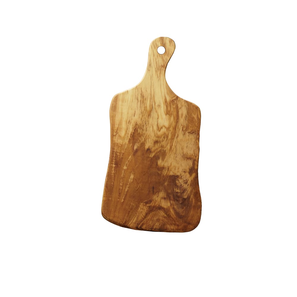 166-OWP178 Serving Board w/ Handle, 12 3/8 x 7 3/4", Olive Wood