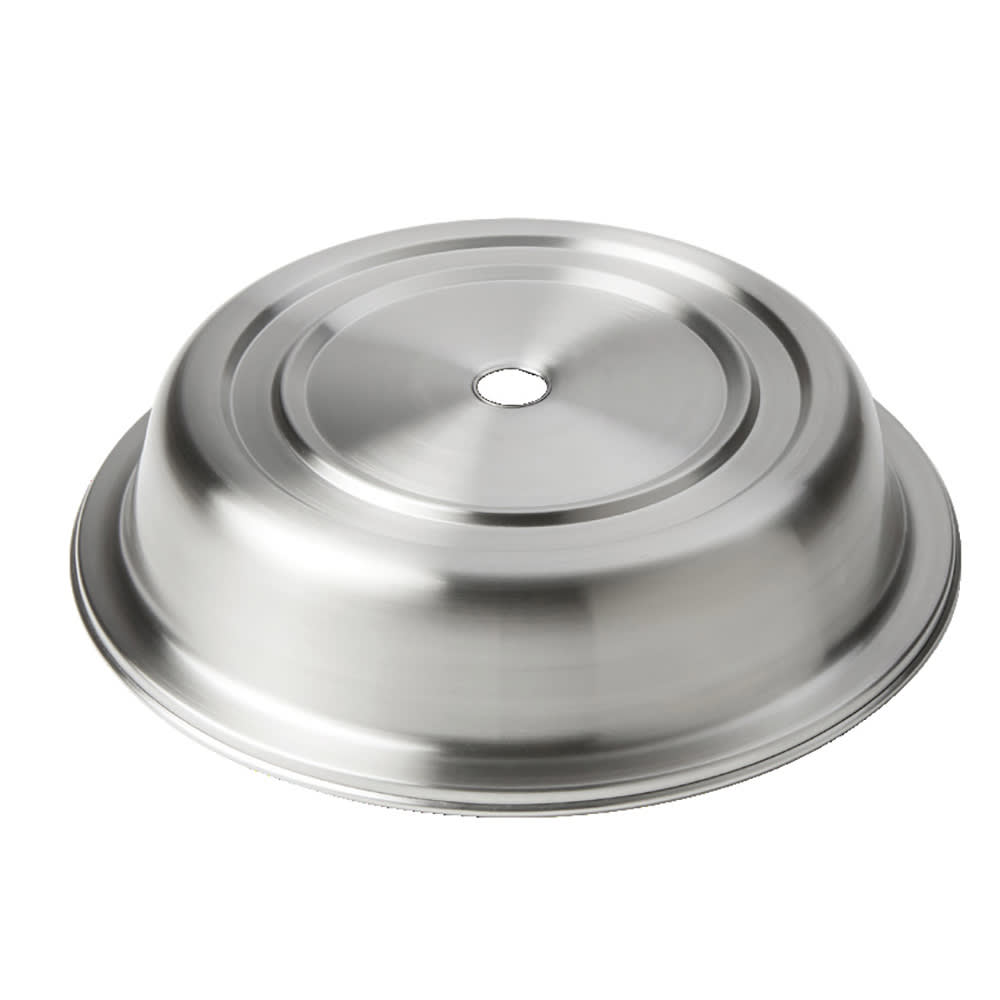 166-PC0988S 10 1/4" Round Plate Cover - 2"H, Stainless Steel w/ Satin Finish