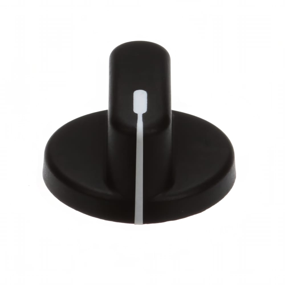 128-47716 Thermostat Knob w/ Screw Set, Black