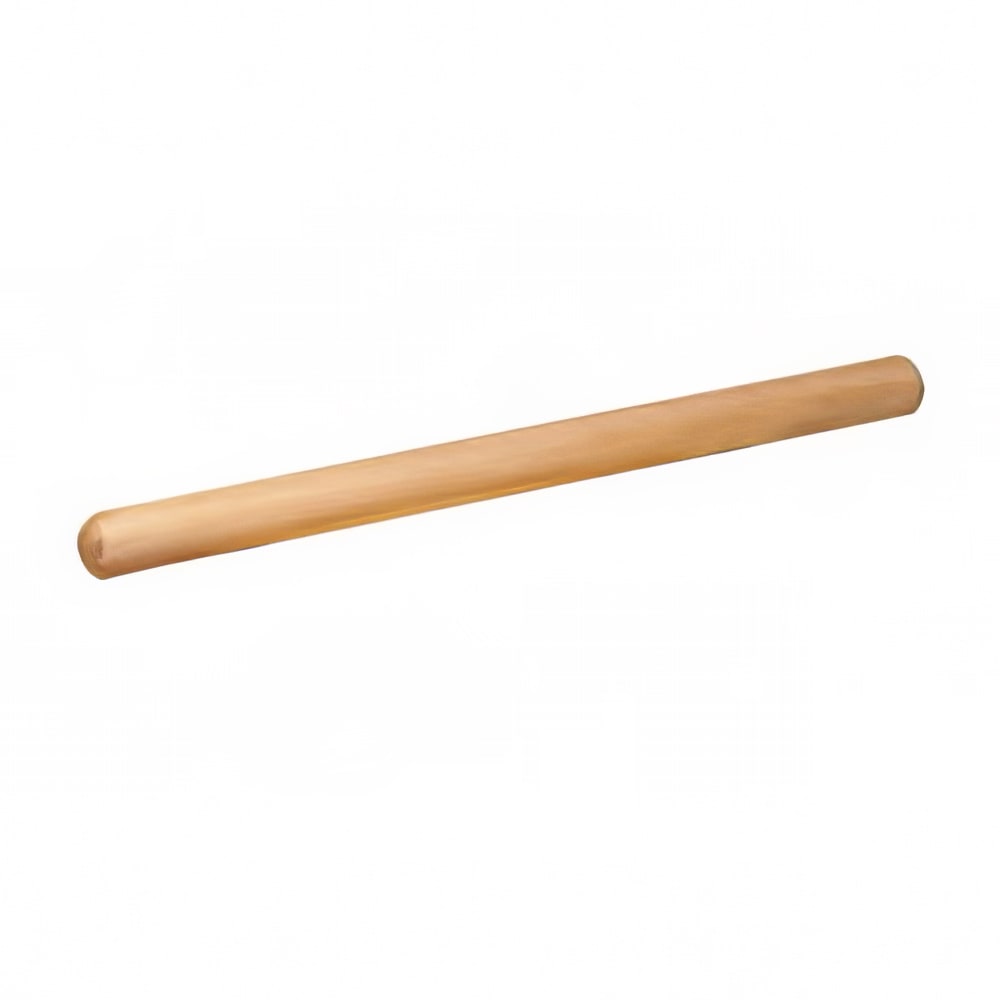 166-PR18 Pie Roller, 18"Long x 1 1/4" Dia., Sanded Hardwood