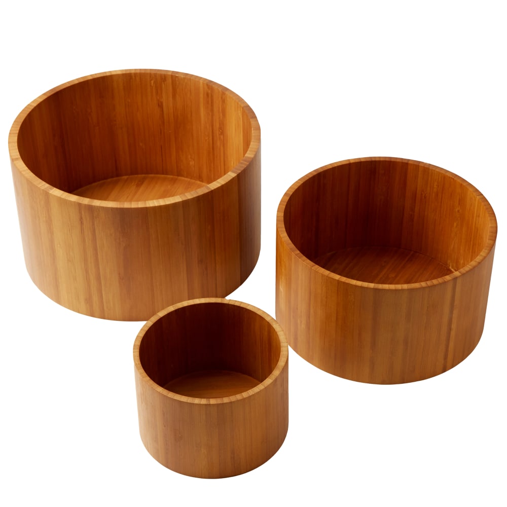 166-RBRS3 3 Set Riser, Bamboo