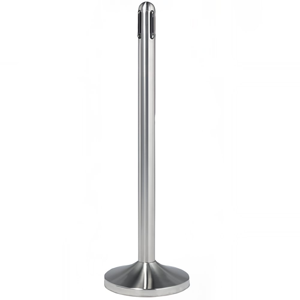 166-RSRTRVSBLC4 40"H Replacement Post w/ 84" Black Nylon Tape for RSRTBK, Stainless Ste...