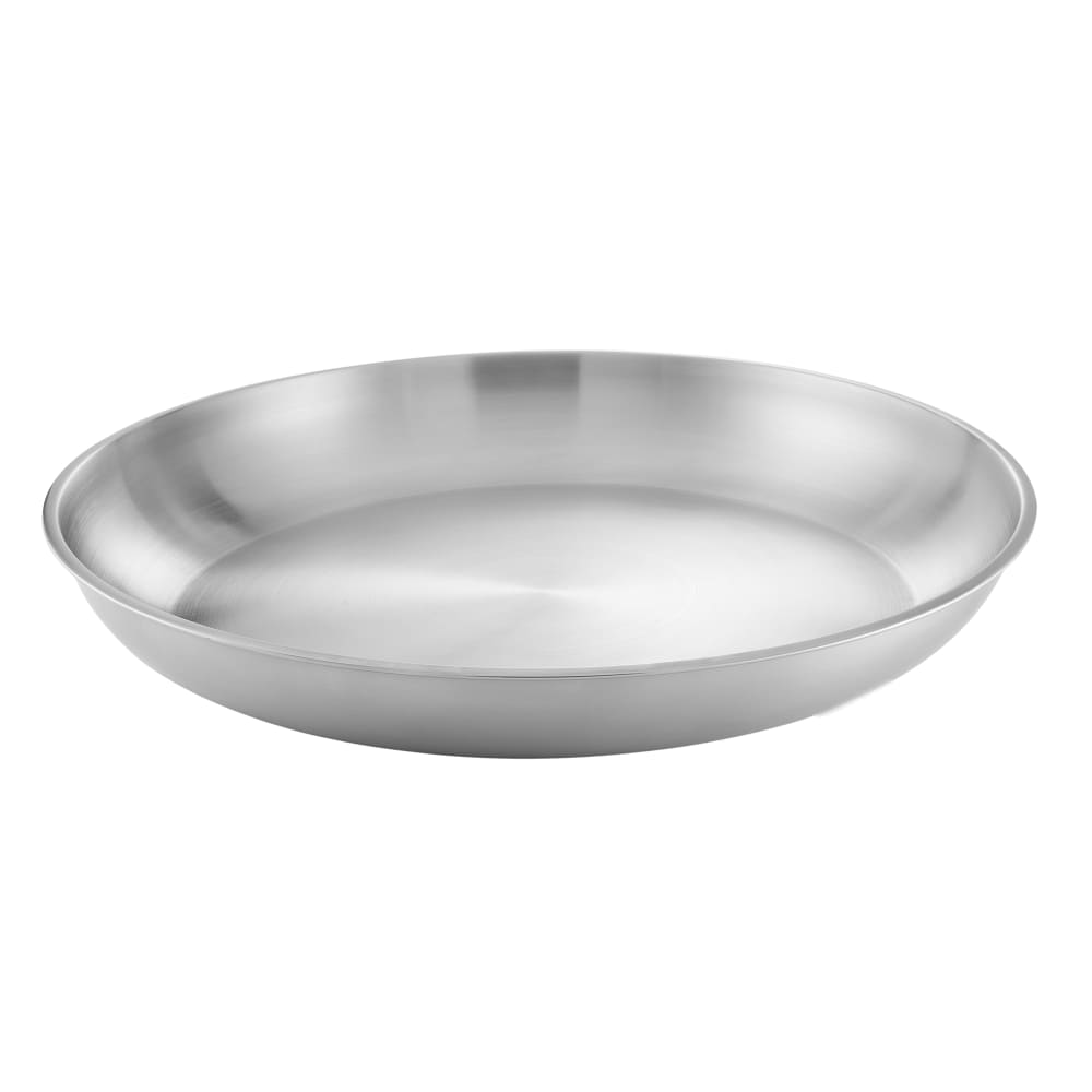 166-SEA18 17 3/4" Round Seafood Tray, Aluminum
