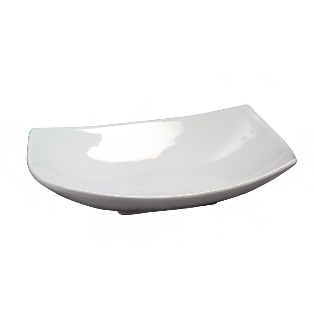 166-SQVL914 14" Oval Bowl w/ 71 oz Capacity, Ceramic/White