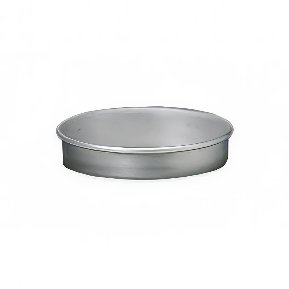 166-T80102 10" Solid Straight Sided Pizza Pan, 2" Deep, Tin/Steel