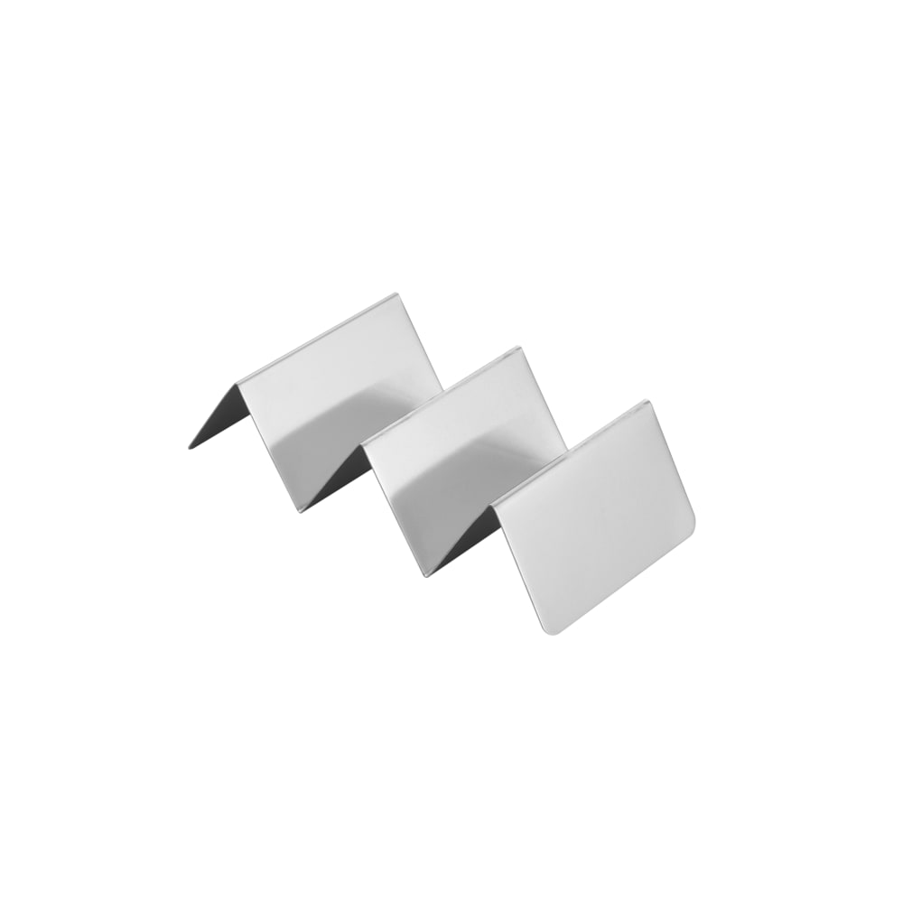 166-TSH3 Taco Holder w/ Up To 3 Compartments, Brushed/Stainless