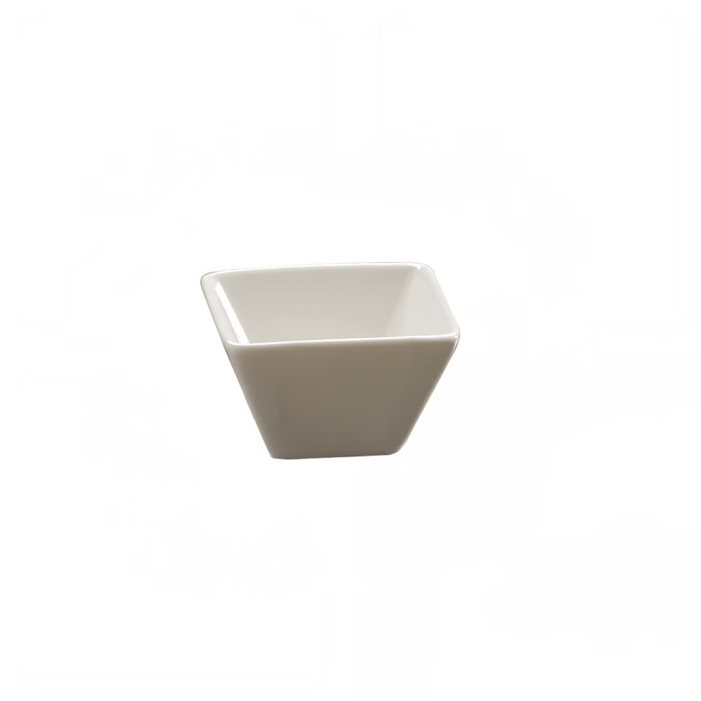 166-WFB3 3" Square Bowl w/ 3 oz Capacity, White/Porcelain