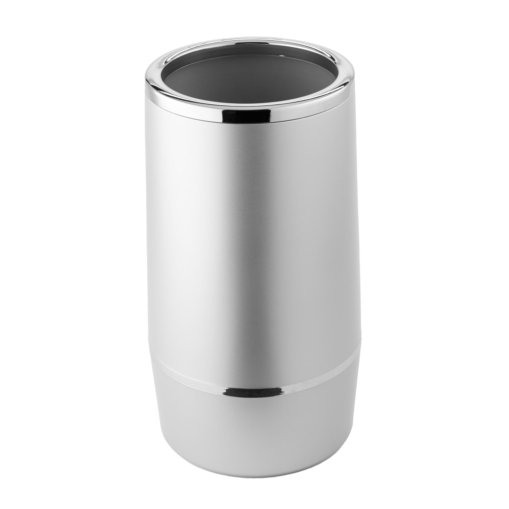 166-WCFS462 9" Double Walled Wine Cooler - Acrylic, Frosted Silver