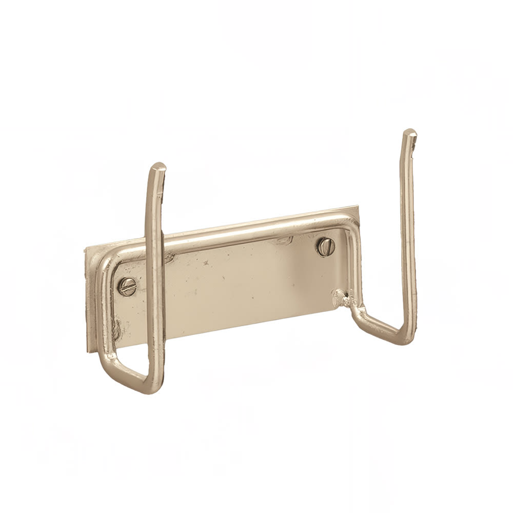 166-WPH45153 4 5/8" Peel Hanger w/ Screws, Chrome/Steel