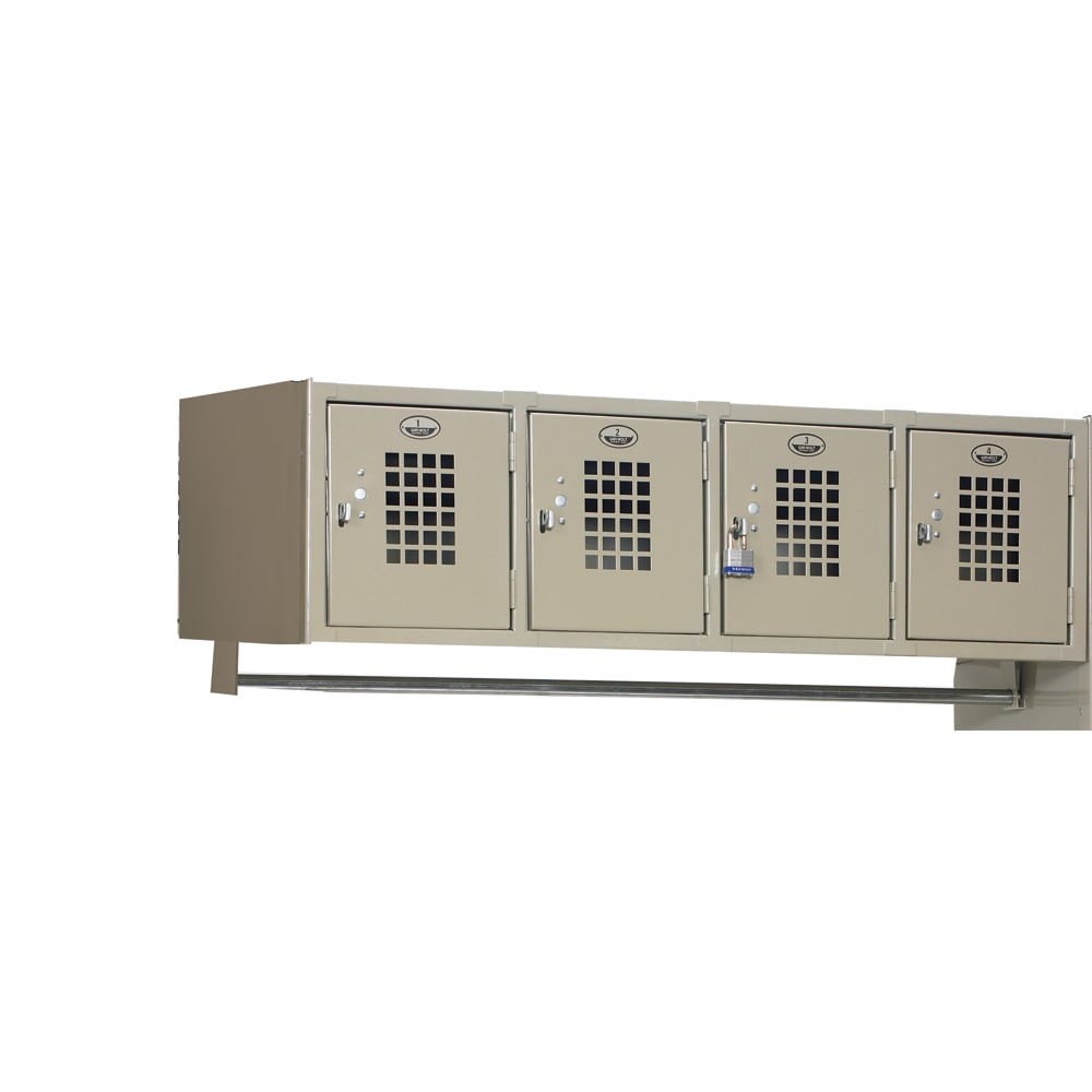 145-WL4 1 Tier Wall Mount Storage Locker - 48"W x 18"D x 13 3/5" H