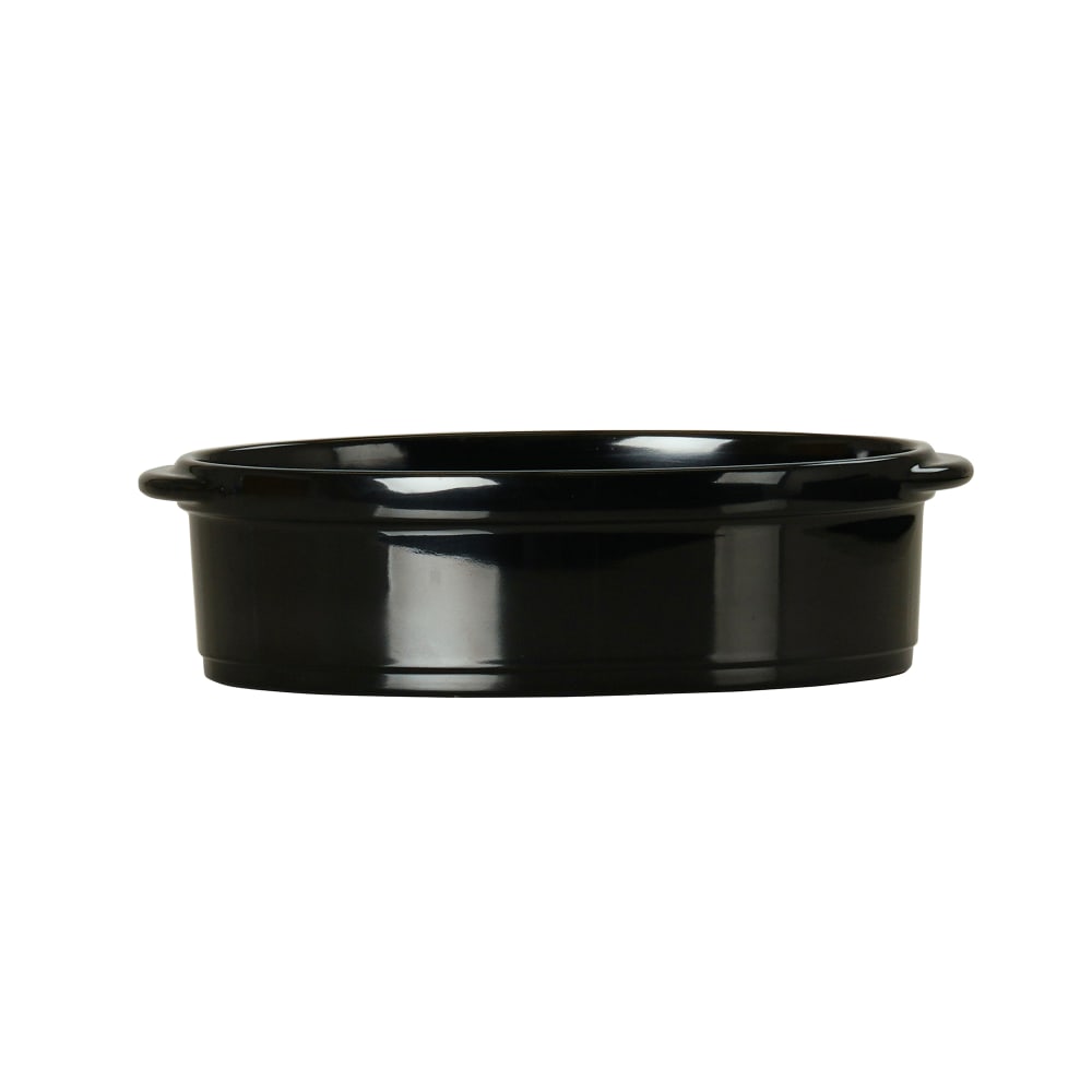 151-224918513 24 oz Oval Melamine Serving Bowl, Black